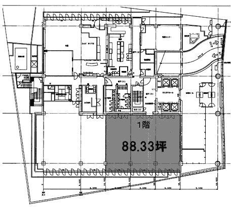 アーバンネット三田ビル1F 間取り図