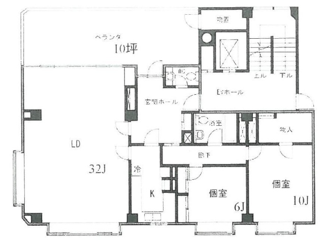 シェ麻布401 間取り図