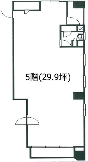 新高(にいたか)ビル5F 間取り図