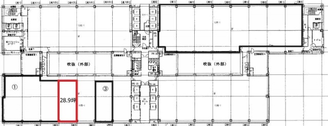 タイム24ビル西 間取り図