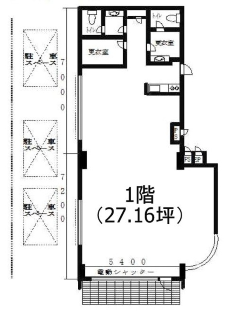 グランフォーレ大井1F 間取り図