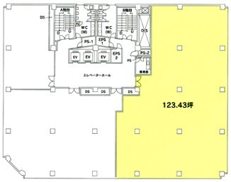 新日本橋ビル8F 間取り図