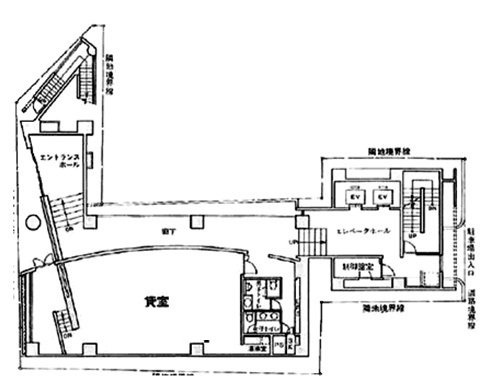 SANKI芝金杉橋ビル1F 間取り図