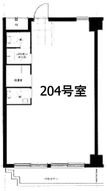 ソサエティ森下(パームス森下)204 間取り図