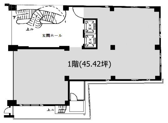 第8荒井ビル(赤坂館)1F 間取り図