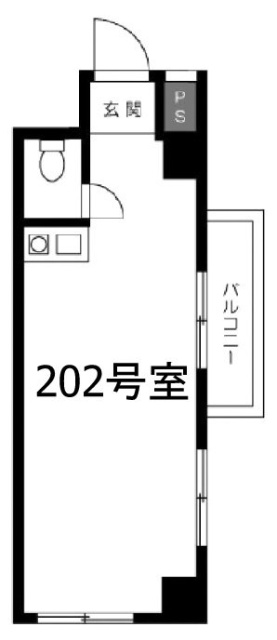 サントピア二子玉川第2202 間取り図