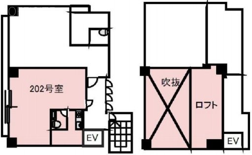 KAZU表参道202 間取り図