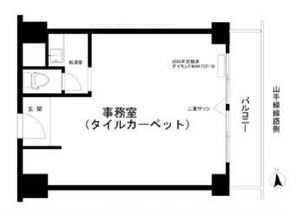 ドルミ代々木503 間取り図