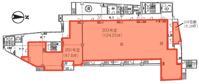 AKビル201・203・209 間取り図