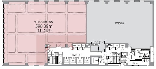 京橋イーストビル3F 間取り図