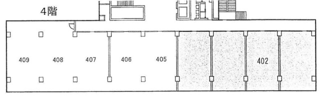 ビルネット館2ビル405-409 間取り図