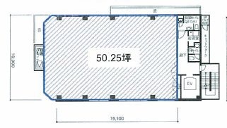 新橋エンタービル3F 間取り図