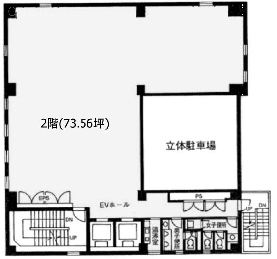 TNX亀戸ビル2F 間取り図