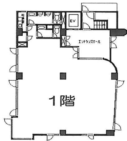キクチビル1F 間取り図