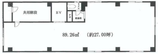 ヒノヤビル5F 間取り図