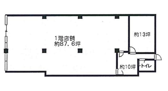 菊屋ビル1F 間取り図