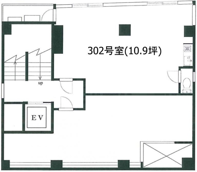 鈴木ビル302 間取り図