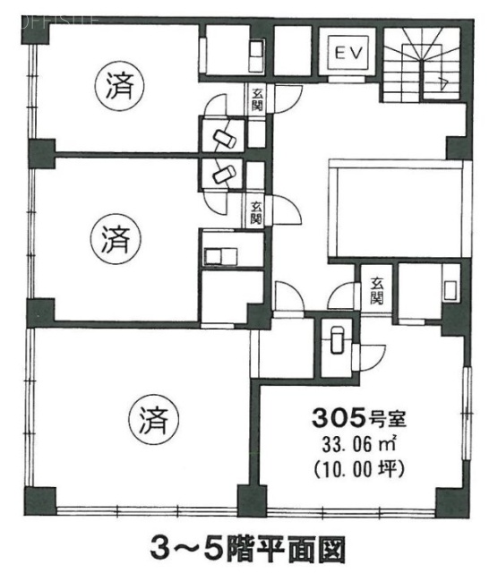 池与ビル305 間取り図