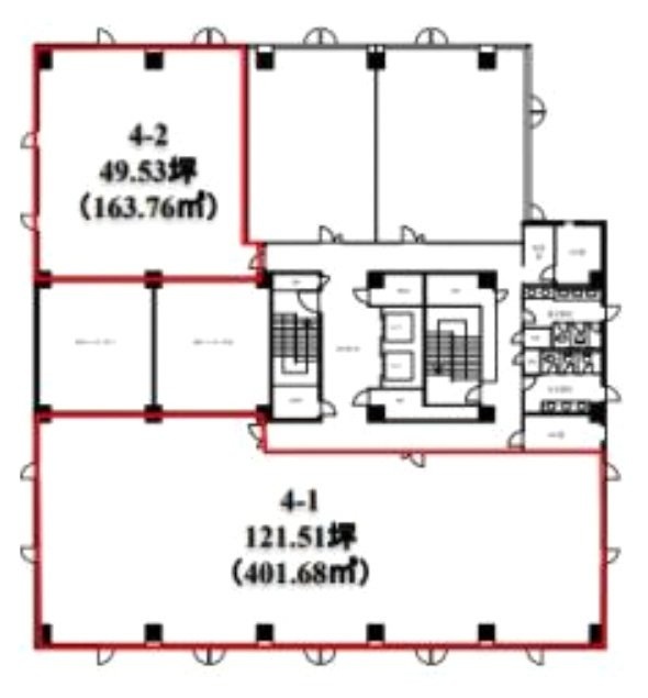 立川錦町ビル4F 間取り図