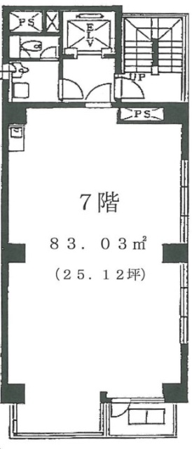 大澤ビル7F 間取り図