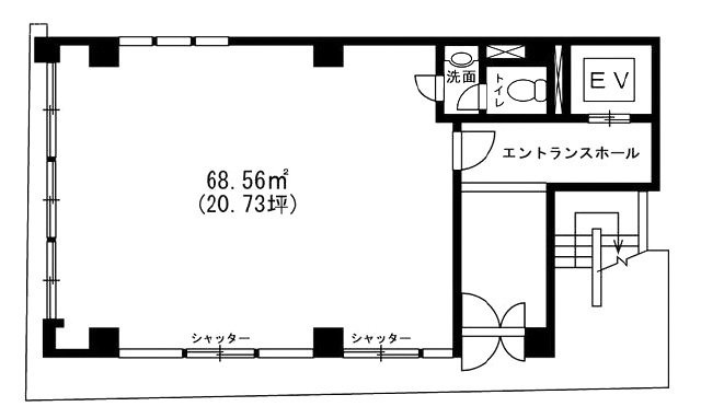 タイシップビル1F 間取り図