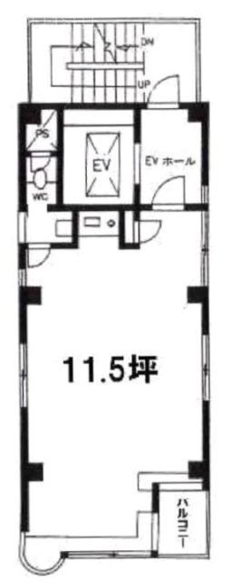 第2小高ビル5F 間取り図