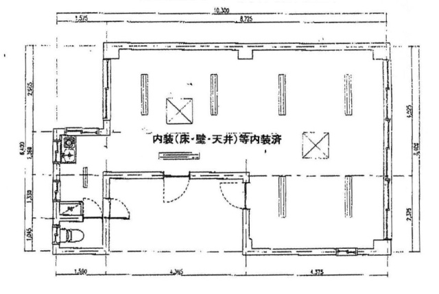 第一日高ビル5F 間取り図
