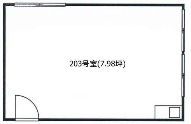 岩本町駅前ビル203 間取り図