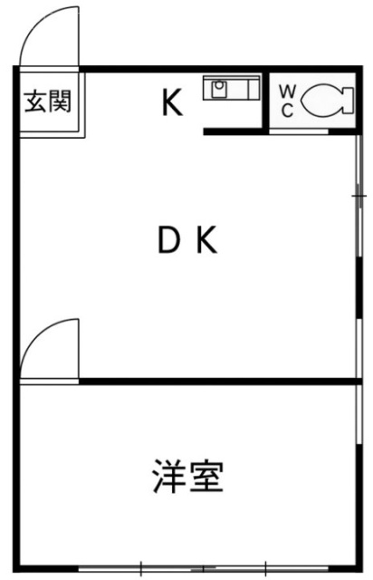 平野ビル2F 間取り図