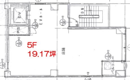 新宿高野ビル5F 間取り図