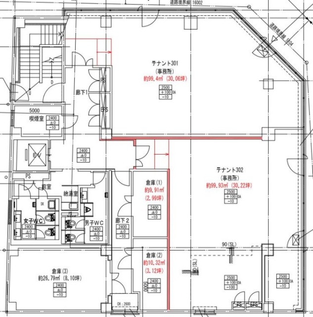 新松戸センタービル南302 間取り図