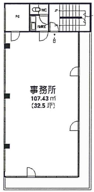 蓮見歯科ビル401 間取り図