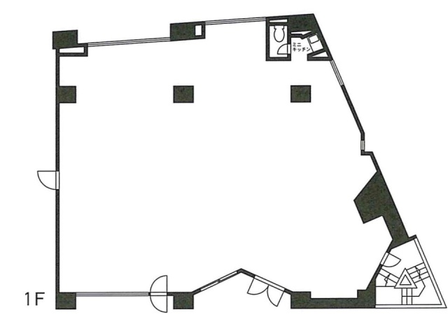 一番町第二TGビル1F 間取り図