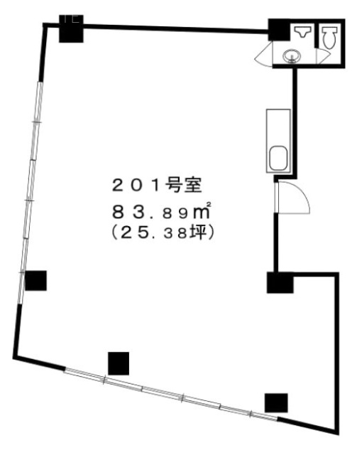 千石屋ビル201 間取り図