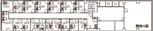青柳ビル(ハローオフィス銀座)618 間取り図