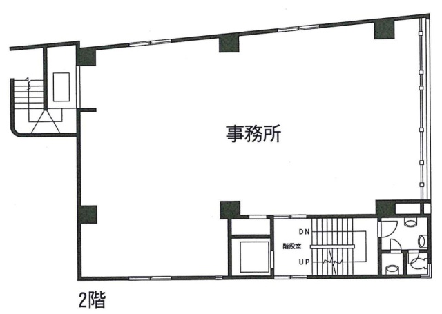 柳ビル2F 間取り図
