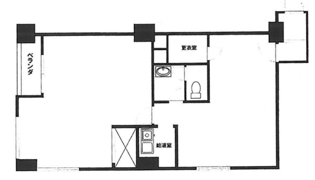 シャトー高輪204 間取り図