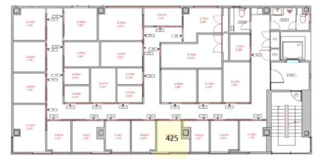 エキスパートオフィス麹町425 間取り図