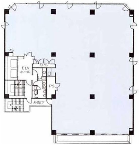 磯田ビル4F 間取り図