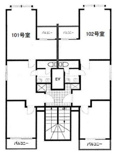 新宿ガーデンビル101 間取り図