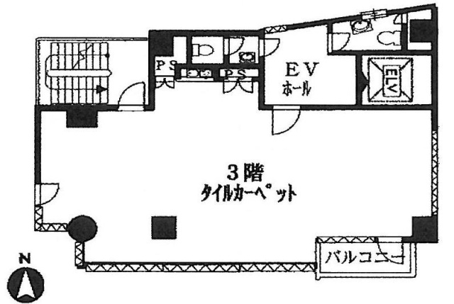 パークサイドスクエアー3F 間取り図