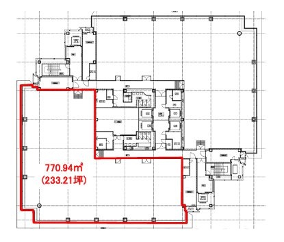 ヒューリック府中タワー(Jタワー)13F 間取り図