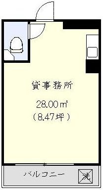 泰共フラット512 間取り図