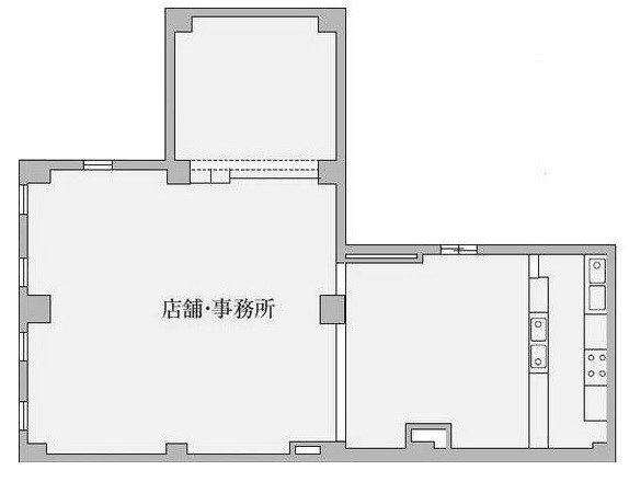 アヴァンセ虎ノ門ビル1F 間取り図