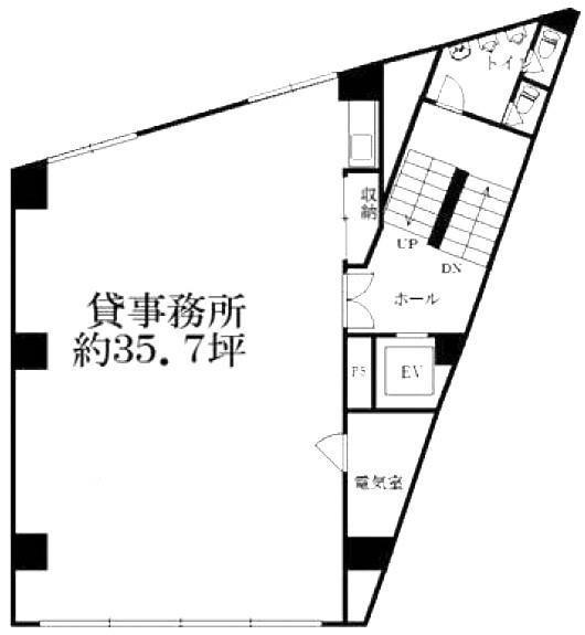 KJ南池袋ビル8F 間取り図