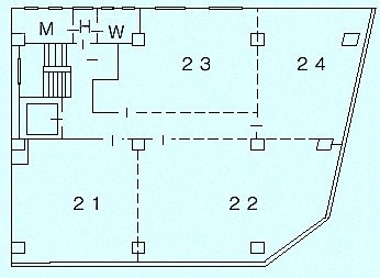 井門銀座一丁目ビル22 間取り図