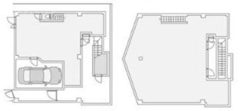 若林ユニビル1F 間取り図