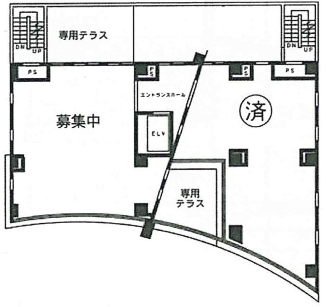 エヌ’ズ クアトロビルA 間取り図