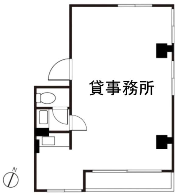 メゾンウノビル4F 間取り図