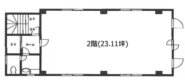 大高ビル2F 間取り図